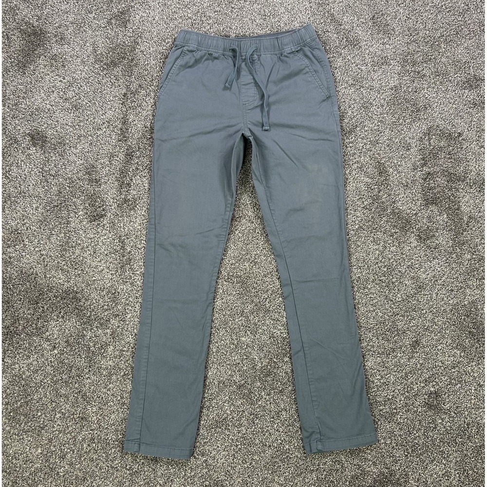 Katin Straight Leg Pants Mens Small Elastic Waist Drawstring Casual Surf Skater‎